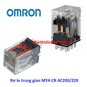 Rơ le trung gian MY4-CR AC200/220 Omron