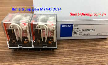 Rơ le trung gian MY4-D DC24 Omron