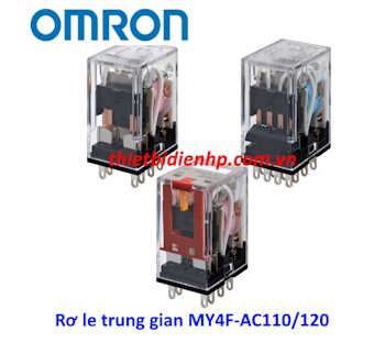 Rơ le trung gian MY4F-AC110/120 Omron