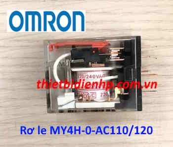 Rơ le trung gian MY4H-0-AC110/120 Omron