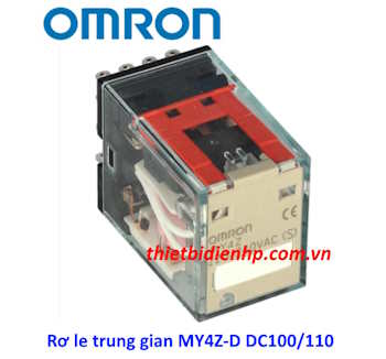 Rơ le trung gian MY4Z-D DC100/110 Omron
