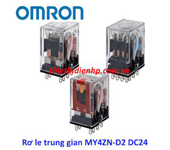 Rơ le trung gian MY4ZN-D2 DC24 Omron