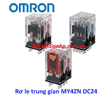 Rơ le trung gian MY4ZN DC24 Omron