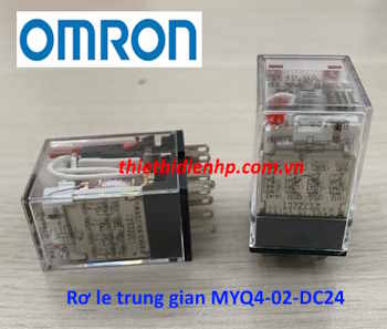 Rơ le trung gian MYQ4-02-DC24 Omron