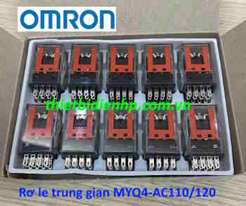 Rơ le trung gian MYQ4-AC110/120 Omron
