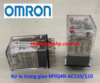 Rơ le trung gian MYQ4N AC110/120 Omron