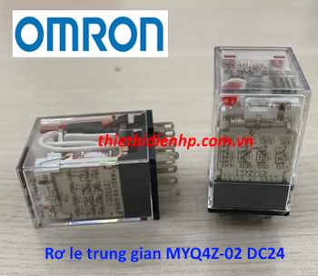 Rơ le trung gian MYQ4Z-02 DC24 Omron