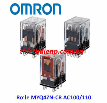 Rơ le trung gian MYQ4ZN-CR AC100/110 Omron