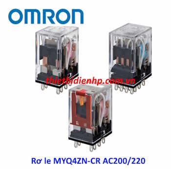 Rơ le trung gian MYQ4ZN-CR AC200/220 Omron