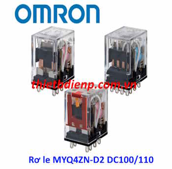 Rơ le trung gian MYQ4ZN-D2 DC100/110 Omron