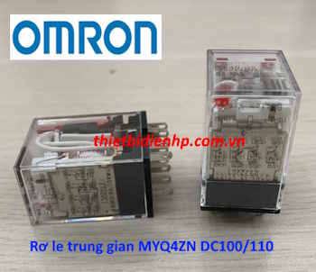Rơ le trung gian MYQ4ZN DC100/110 Omron