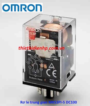 Rơ le trung gian MKS3PI-5 DC100 Omron