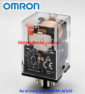 Rơ le trung gian MKS3PI AC220 Omron