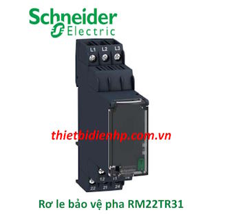 Rơ le bảo vệ pha RM22TR31 Schneider 200-240V