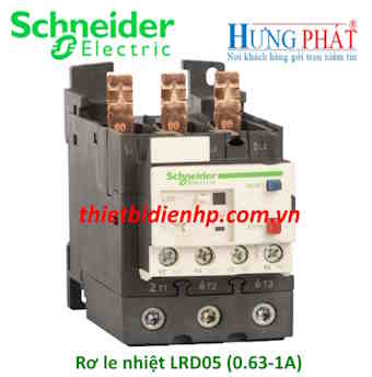 Rơ le nhiệt LRD05 Schneider (0.63-1A)