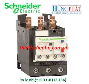 Rơ le nhiệt LRD318 Schneider (12-18A)
