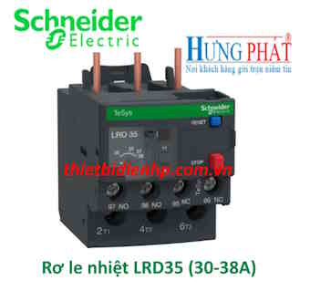 Rơ le nhiệt LRD35 Schneider (30-38A)
