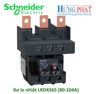 Rơ le nhiệt LRD4365 Schneider (80-104A)