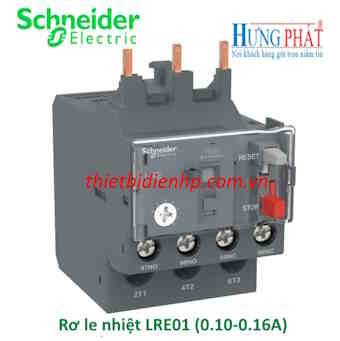 Rơ le nhiệt LRE01 Schneider (0.10-0.16A)
