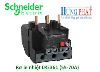 Rơ le nhiệt LRE361 Schneider (55-70A)