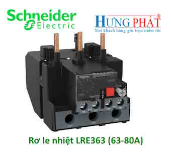 Rơ le nhiệt LRE363 Schneider (63-80A)