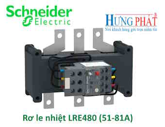 Rơ le nhiệt LRE480 Schneider (51-81A)