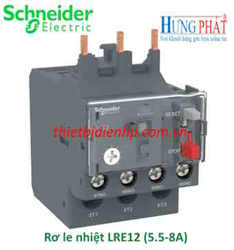 Rơ le nhiệt LRE12 Schneider  (5.5-8A)