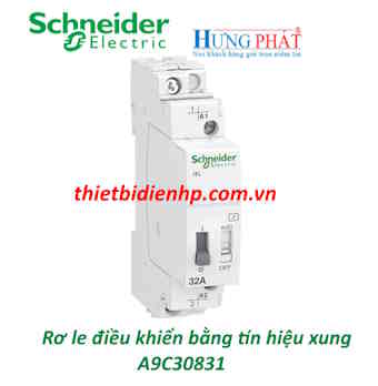 Rơ le xung A9C30831 Schneider 32A 1NO Coil 110VDC