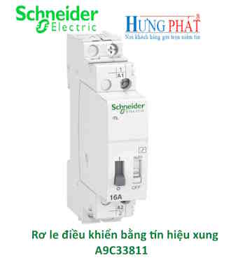 Rơ le xung Schneider A9C33811 Schneider 16A 1NO Coil 220V