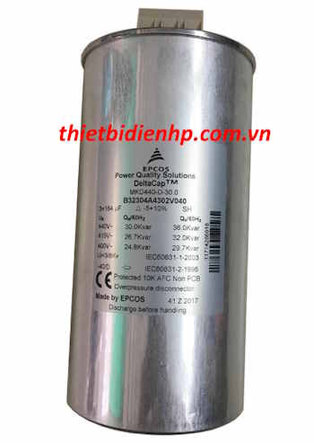 Tụ bù EPCOS 3P DELTACAP MKD 440v 30kVAR 50Hz